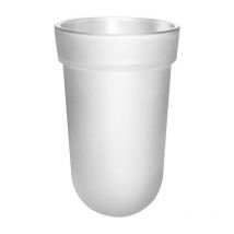 Verre salle de bain polo verre cristal satiné
