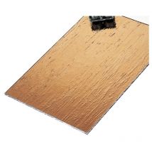 Verre synthétique sienne cyrus - Coloris - Sienne, Epaisseur - 5 mm, Largeur - 100 cm, Longueur - 50 cm