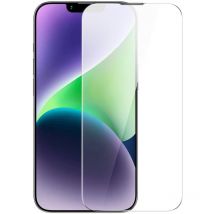Verre trempé pour iPhone 14 Plus / 13 Pro Max avec couvercle de haut-parleur de 0,4 mm
