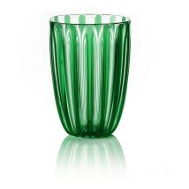 Verre tumbler haut vert émeraude
