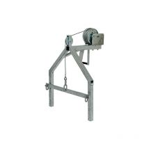 Verricello Manuale Con Telaio, Lunghezzo Di Cavo 20 m