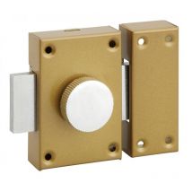 Verrou à bouton, automatique, pour porte intérieure ou de meubleSP