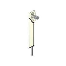 Verrou à clé en applique 300 mm Alma Ral 9010 Blanc - 241-300-9010