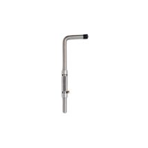 Bourg Industries - Verrou À Douille Renforcé Réglable À Souder - D : 16 Mm - L : 500 Mm - Zingué Blanc
