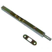 Map Massard - Verrou à onglet zingué encastrable N°120 avec gâche et pêne rond Ø6 - L.110 Boîtier 13x12 mm - 120110