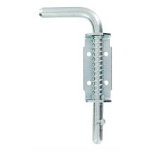 Verrou à ressort Mermier Zingué blanc - M-444503