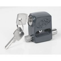 Verrou baie vitrée semi auto Gris anthracite