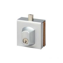 DOM - Verrou cavalier pour porte clarit et securit Argent