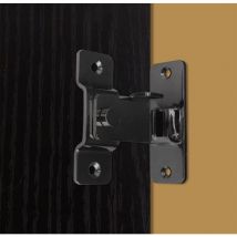 Verrou coulissant à angle droit de 90 degrés, pour porte de fenêtre, fenêtre et armoire - Utilisé pour serrure de porte de loquet de hasp de cintrage