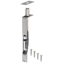 Cyclingcolors - Verrou de porte avec coulisse à encastrer entailler 151mm en acier inoxydable finition mat Fermeture Sécurité Discret Design Battant