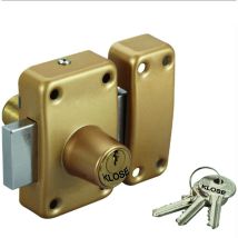 Blindomax – Verrou double entrée KLOSE BESSER 45 mm – Laiton – Sécurité