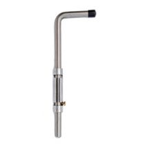 Mermier - Verrou bourg douille renforcé réglable - 16 x 300 mm - Zingué blanc - M-455303