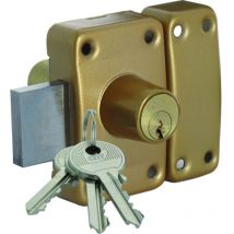 Verrou iseo City 26 double cylindre - Cylindre 45 mm - Sur variure mv 05 - 10022452V05