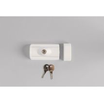 Socona - Verrou De Sécurité Pour Fenêtre Securit'lock - Fermeture À Clé - Blanc