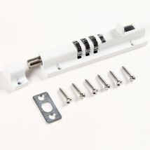 Debuns - Verrou pour portail, verrouillage par combinaison mécanique – Plus besoin de clefs – Parfait pour portails, hangars, tout espace de stockage