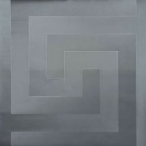 As Creation - Versace Greek Key Non Woven Wallcoverings Grey Luxury Wallpaper