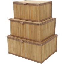 Verschließbare Körbe in drei Größen TILVA