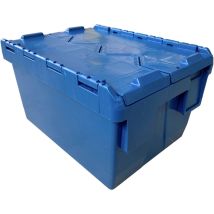 DSW4321 Klappdeckelbox (b x h x t) 400 x 200 x 300 mm Blau 1 St. - Viso