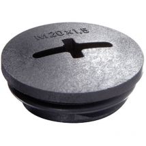 Wiska - 10064642 Evsg-ord M12 Ral 9005 Verschlussschraube M12 Polyamid Schwarz (ral 9005) 1 St.