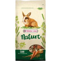 Cuni Nature 700 Gr – Miscela alta fibra per conigli – Pezzetti croccanti per denti sani