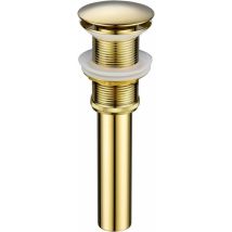 Versenkbarer Ablauf Für Spülbecken Aus Massivem Messing – Elegantes Design, Einfache Bedienung Und Garantiert Wasserdichte Abdichtung.