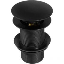 Versenkbares Ablassventil, Ohne Überlauf, Mattschwarz, B/h/t 6,8/7,5/4,2 Cm
