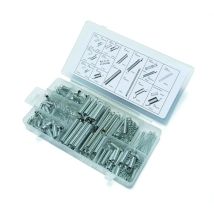 Assortimento di molle di estensione e compressione – 200 pezzi – HILKA