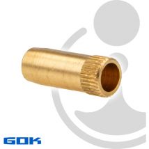 Verstärkungshülse Typ vsh-ms - für Rohr ø 6 x1 mm, Messing, zur Montage mit Schneidringverschraubung