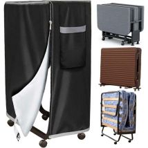 Verstellbare Klappbett-Aufbewahrungsabdeckung, wasserdicht, staubdicht, Schutzhülle, multifunktionaler Matratzenbezug für drinnen und draußen, für