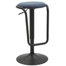 Verstellbarer Barhocker Mauro Ferretti Schwarz Blau 61 83 Cm