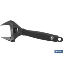 Cofan verstellbarer Schraubenschlüssel – Öffnungsbereich 15 cm bis 25,5 cm – Chrom-Vanadium-Stahl – korrosionsbeständig