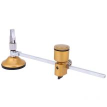 Verstellbarer runder Glasfliesenschneider mit 60 cm Durchmesser, kompaktes rundes Glasschneidewerkzeug mit Saugnapf