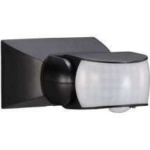Verstellbarer schwarzer IP65-Wandbewegungsmelder