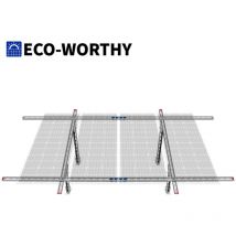 Eco-worthy - Sistema de montaje de panel multisolar eco ajustable, montaje de hasta 4 piezas
