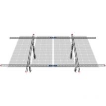 Eco-worthy - verstellbare Solarmodul halterung für Solarpanel bis zu 4 Solarmodule
