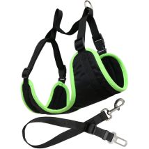 Car Dog Harness Yatek verstellbarer Sicherheitsgurt, geeignet für die meisten Fahrzeuge, starkes Material, Größe s