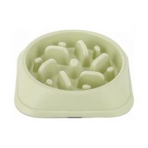 Cyslmuk - Vert) Gamelle Anti glouton Chien Gamelle d'alimentation Lente avec Base Antidérapante,Prolongez Le Temps d'alimentation pour Prévenir