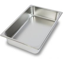 Vertes - Bac Gastronorm gn 1/1 Acier Inoxydable (Profondeur 100mm, Hygiénique, Résistant aux Rayures, Résistant à la Température de -40° à +300°C,