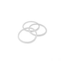 Bague dÉtanchéité Bague dEtancheite Pièce de Rechange dÉtanchéité Pour Poussoir a Saucisse En Lot de 3 (Anneau en Silicone, pour Poussoires a