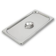 Coperchio Gastronorm gn 1/3 in acciaio inox (profondità 100 mm, igienico, resistente ai graffi, resistente alle temperature da -40° a +300°C, per
