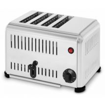 Vertes - Grille Pain Toaster Professionnel pour 4 Tranches (Acier Inoxydable, 2300W, 230V, Minuterie jusquà 5 Minutes, Tiroir à Miettes, Éléments