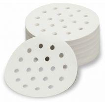 Vertes - Papel hamburguesa, conjunto de 1000 piezas, papel de repuesto silicona de 100mm diámetro, papel para prensa hamburguesas, para hamburguesas