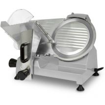 Vertes - Trancheuse électrique, Trancheuse saucisson avec 150W, couteau avec 250mm de diam., épaisseur de coupe 0 à 12mm, Trancheuse professionnelle