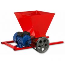 Vertes - Traubenmühle Maischemühle, Trichteröffnung 40x38cm , Elektrisch 550W, Zur Verarbeitung von Weintrauben zum Erhalt von Maische, 2 Massive