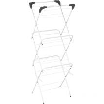 Vertikaler Wäscheständer malta, Metall, 47 x 41 x 136 cm