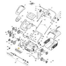 Vertikutierer-Achsaggregat Modelle ASC1.5E original stiga 118802686/0