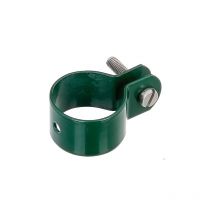 Abrazadera, revestimiento de plástico verde, 655204 60 mm (por 5)