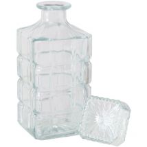 Verzierte Karaffe mit Korken whiskey, 900 ml