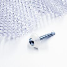 Verzinkte Schrauben M5 X 40 Mm Für Metall Mit Transparenter Dichtscheibe Mk Pc Diamonds 50 Stück