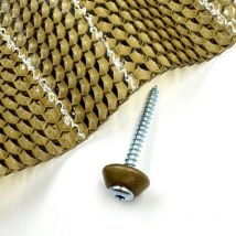 Verzinkte Schrauben M5 X 50 Mm Für Holz Mit Bronzen Dichtscheibe Mk Pc Diamonds 50 Stück